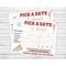 Minimalist Cheerleader Donation Calendar in Soft Pastel Colors