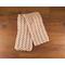 Another pic of a beige Shell Crochet Scarf Pattern.