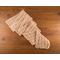 Another pic of a beige Shell Crochet Scarf Pattern.