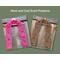 Displays for the Mom Crochet Scarf pattern and the Dad Crochet Scarf pattern.