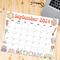 Vintage School September Calendar