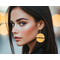 Fashion jewelry, earrings made of paper, handcrafted 