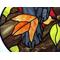 Close up on leaf details in Paws and Leaves Panel.