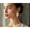 Fashion Earrings made of paper