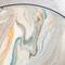 Cream Teal Orange Gold Lazy Susan