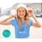 Women's Rights Vote Blue Shirt - Vote Like a Girl Feminist Shirt for Women's Rights