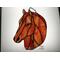 Quarter Horse in Light Chestnut, shown on light box- light on.