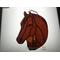 Quarter Horse in Chestnut (with custom brown mane), shown on light box- light on.