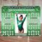 Green Sparkle Gymnastics Donation Calendar Editable