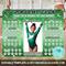 Green Sparkle Gymnastics Donation Calendar Editable