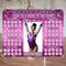 Purple Gymnastics Donation Calendar Editable Sparkly