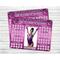 Purple Gymnastics Donation Calendar Editable Sparkly