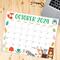 Fall Colors Cute Animal Calendar