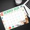 Fall Colors Cute Animal Calendar