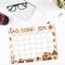 Cute Autumn Animals Calendar