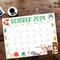 Fall Colors Cute Animal Calendar