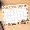 Cute Autumn Animals Calendar