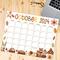 Cute Autumn Animals Calendar