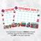 Groovy September 2024 Printable Calendar Retro Theme