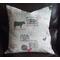 Beige Square Accent Throw Pillow Handmade 20" x 20"