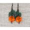 Pumpkin earrings