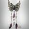 Little Angel Feathers Wind Chime- in purple.