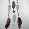 Little Angel Feathers Wind Chime- in purple.