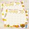 Cute October 2024 Autumn Harvest Calendar Printable