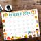 Fall Harvest October 2024 Printable Calendar