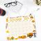 Cute October 2024 Autumn Harvest Calendar Printable