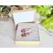 Jade and Copper Large Dangle Earrings in packaging