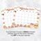 Retro Groovy October 2024 Printable Calendar