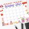 Vintage October 2024 Groovy Calendar Printable
