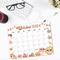 Retro Groovy October 2024 Printable Calendar