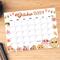 Retro Groovy October 2024 Printable Calendar