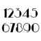 Modern house number examples