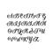 Script monogram letter examples.