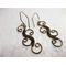 Vintage Bronze Wire Weave Earrings
