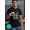 Bookish Halloween Graphic Tee - Funny Halloween Shirt for Introverted Book Lovers and Coffee Lovers, Drink Coffee Avoid People Read Books