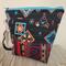 Quilted project bag in southwest theme cotton fabric
