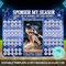 Baseball Pick a Date Editable Donation Calendar Template