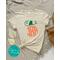 Personalized Fall Shirt - Round Monogrammed Pumpkin Autumn Shirt, Halloween Shirt, Thanksgiving Shirt