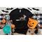 Dog Lover's Halloween Graphic Tee - Happy Halloweenie Dachshund Dog Halloween Shirt