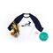 Dog Lover's Halloween Graphic Tee - Happy Halloweenie Dachshund Dog Halloween 3/4-Sleeve Raglan Shirt