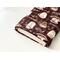 the inside of the padded book pouches the outside of the coffee book cover