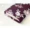 the inside of the padded book pouch matches the outside of the flower book cover
