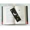 this starry page holder has a moon in the middle with a cat sitting on the moon with a set of hands at the bottom of the bookmark with stars around the moon and a star in the center and top of the bookmark