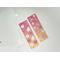 these cute Halloween bookmarks are on a white table with fairy lights on the left hand side of the bookmarks
