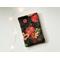 this fall kindle sleeve has a brown background with gold sparkles on the pumkins and sunflowers