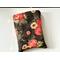 this fall book sleeve has a brown book sleeve there are pumpkins and sunflowers with gold sparkles